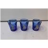 Image 4 : (4) Mugs, (3) Blue Glasses