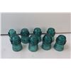 Image 2 : Assortment of Glass Insulators, Brass Bell