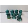 Image 4 : Assortment of Glass Insulators, Brass Bell