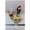 Image 1 : Vase, Small Swan Planter, Glass Ornament, Brass Swan Dish, Macrame Hanging