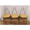 Image 1 : * (3 x Bid Price) (3) Small Vintage Chrome Chairs