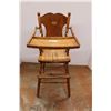 Image 1 : * Antique Wooden High Chair With Tray