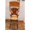 Image 2 : * Antique Wooden High Chair With Tray