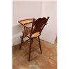 Image 4 : * Antique Wooden High Chair With Tray