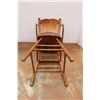 Image 5 : * Antique Wooden High Chair With Tray