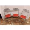 Image 1 : * (3) Folding Metal Chairs