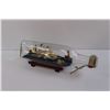 Image 3 : Ship In A Bottle, Blue Glass Dish