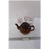 Image 1 : (3) Glasses, Teapot
