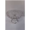 Image 2 : Pedestal Glass Cake Tray, Clear Glass Mixing Bowl
