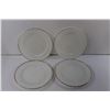 Image 3 : Assortment of Fire King Plates, Bowls, Cream & Sugar