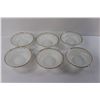 Image 5 : Assortment of Fire King Plates, Bowls, Cream & Sugar