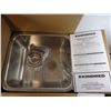 Image 1 : Stainless Steel Kitchen Sink (NIB) and accessories