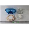 Image 1 : Termo-Rey Brazil Milk Glass Dishes, Crystal Bowl and Misc.