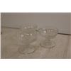 Image 3 : (3) Vintage Dessert Bowls - Sandwich Pattern - Vintage Juice Glass