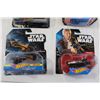 Image 2 : (6) Star Wars Hot Wheels Cars - Sealed