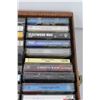 Image 3 : 50+ Cassette Tapes in Holder w/Handles: Kiss, Nazareth, Fleetwood Mac, Misc.