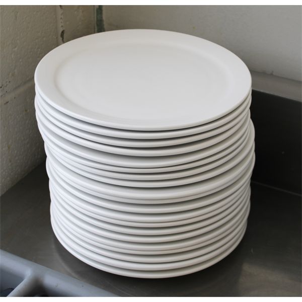 20 WHITE PLATES