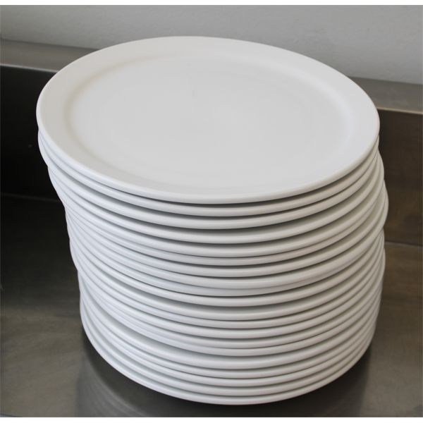 20 WHITE PLATES