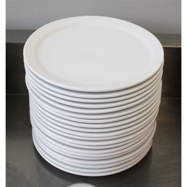 20 WHITE PLATES