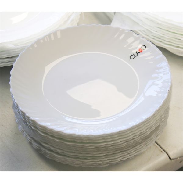 15 NEW CLARO APPROX. 8 1/2" PLATES