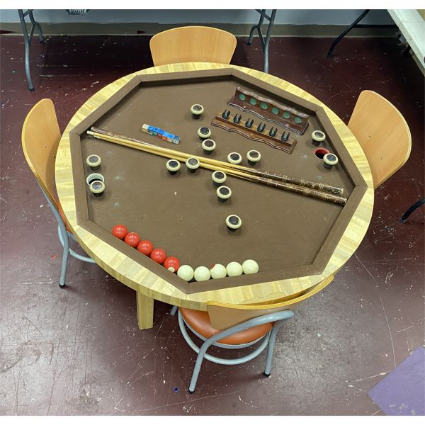 3-IN-1 POKER & BUMPER POOL TABLE 