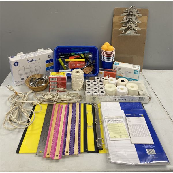 MISC. STATIONARY & OFFICE SUPPLIES