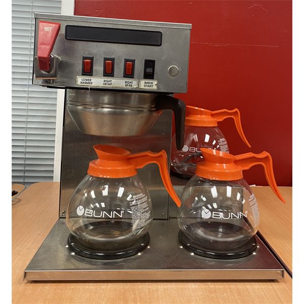BUNN 3 WARMER COFFEE MAKER 