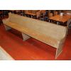 Image 2 : HARD WOOD VINTAGE CHURCH PEW
