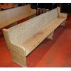 Image 2 : HARD WOOD VINTAGE CHURCH PEW