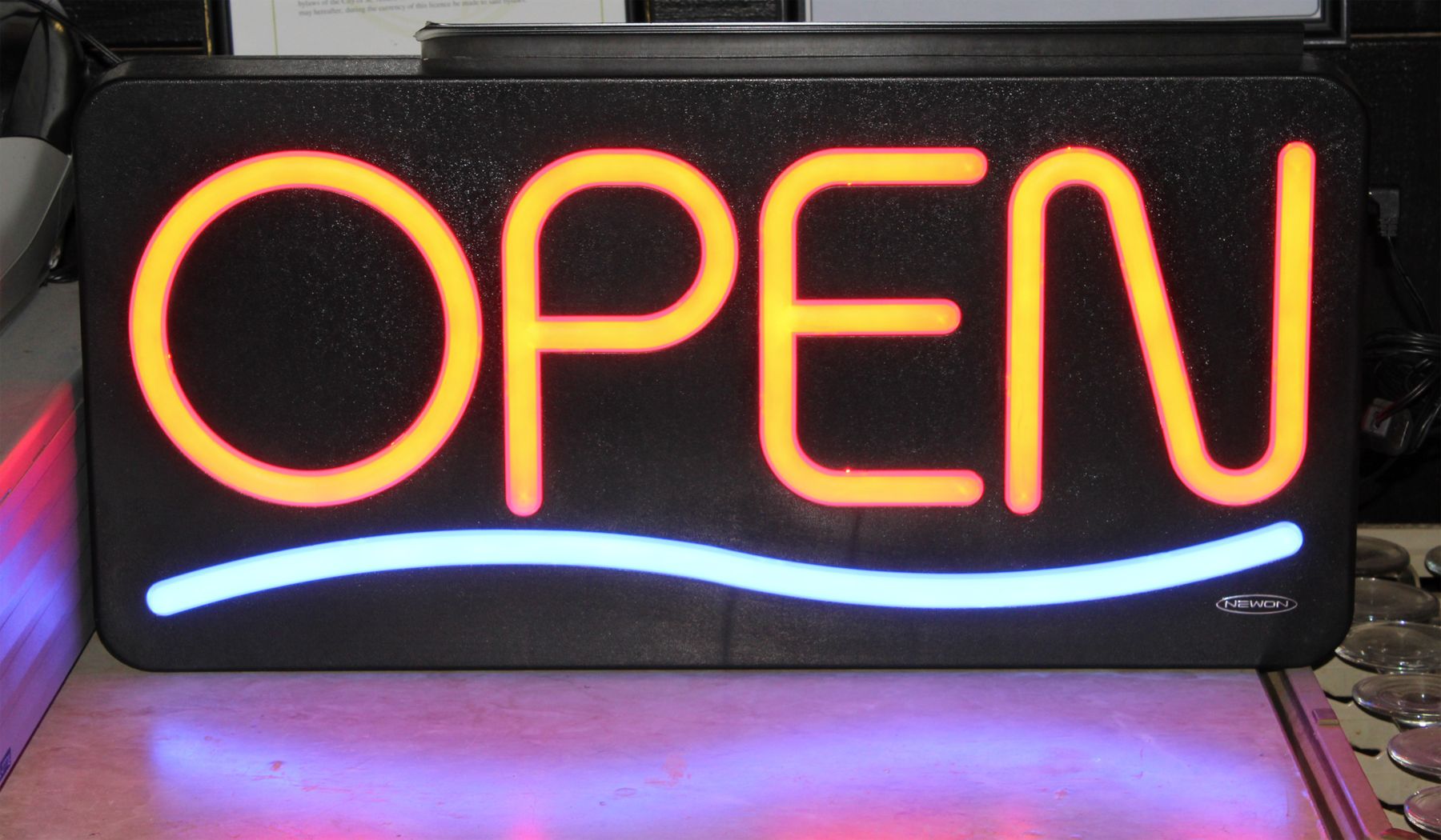 OPEN SIGN - WORKING