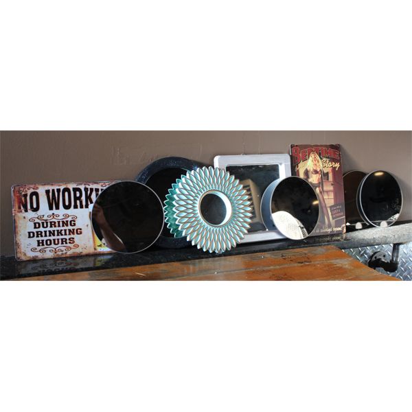 ASSORT. BAR WALL ART & DECO. MIRRORS