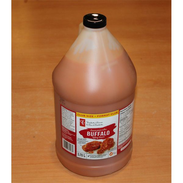 PRESIDENTS CHOICE BUFFALO WING SAUCE 3.78L