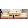 Image 1 : 3 WOODEN DRAWERS