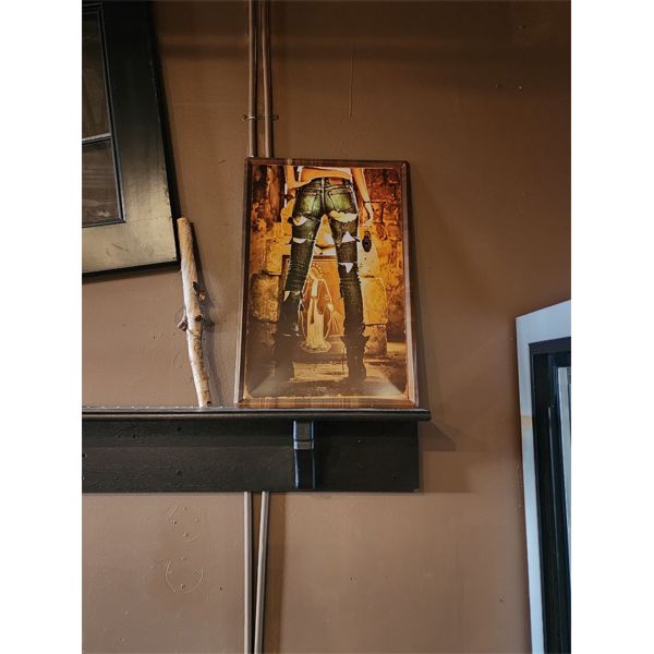 2FT X 15 1/2" METAL WALL ART