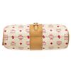 Image 4 : MCM Duffle Mini In White/Tan Coated Canvas Shoulder Bag