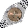 Rolex Ladies Quickset Salmon Roman Diamond 26MM Datejust With Rolex Box