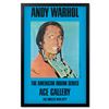 Image 1 : The American Indian Series (Blue) by Warhol (1928-1987)