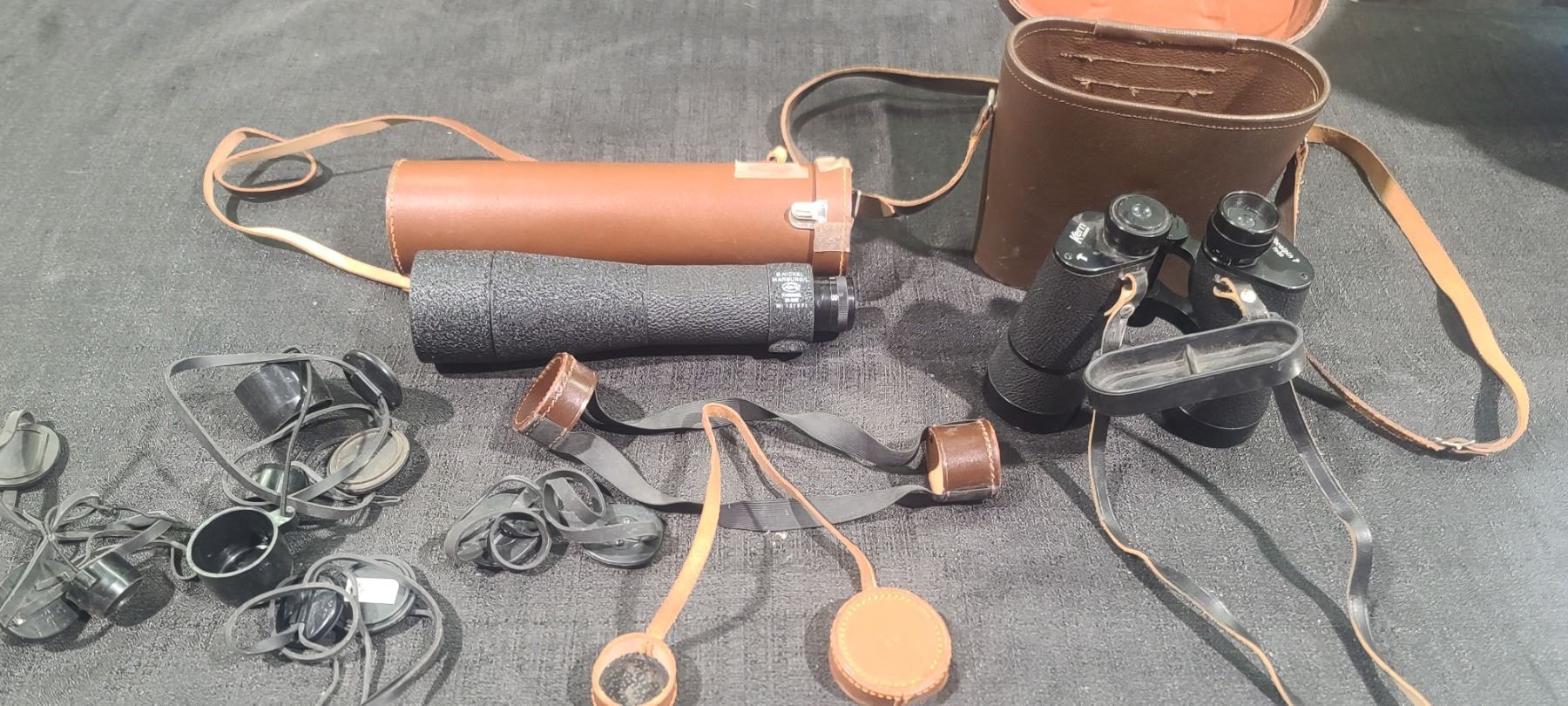 B.NICKEL MARBURG/L VARIABLE 25 X 50 SPOTTING SCOPE AND KERN AARAU ...