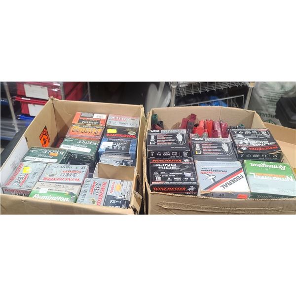 SPENT SHELLS AND EMPTY BOXES 12GA