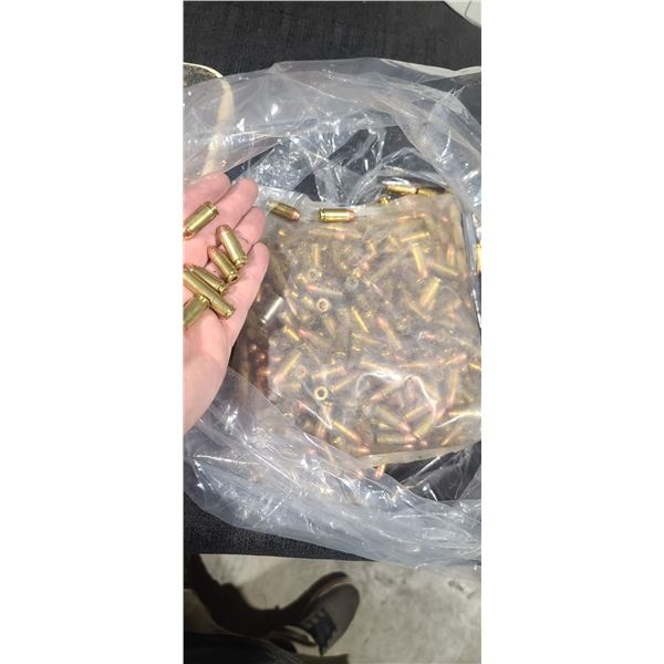 ROUGHLY 11LBS OF FACTORY MISSLOADS A MIX OF RFLE AND PISTOL AMMUNITION  MARKED DISPOSAL. BRASS/BULLE