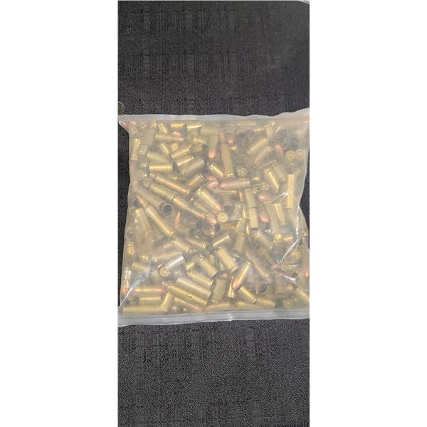 ROUGHLY 10LBS OF FACTORY MISSLOADS A MIX OF RFLE AND PISTOL AMMUNITION  MARKED DISPOSAL. BRASS/BULLE