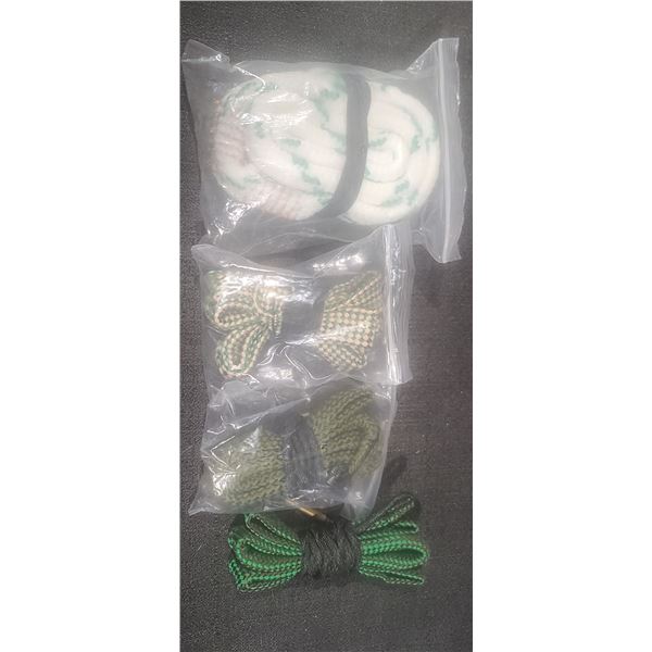 FOUR UNKNOWN CALIBRE BORE SNAKES