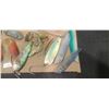 Image 7 : 4 1/2" FLASHER LURES, THREE WEIGHTS AND OTHER