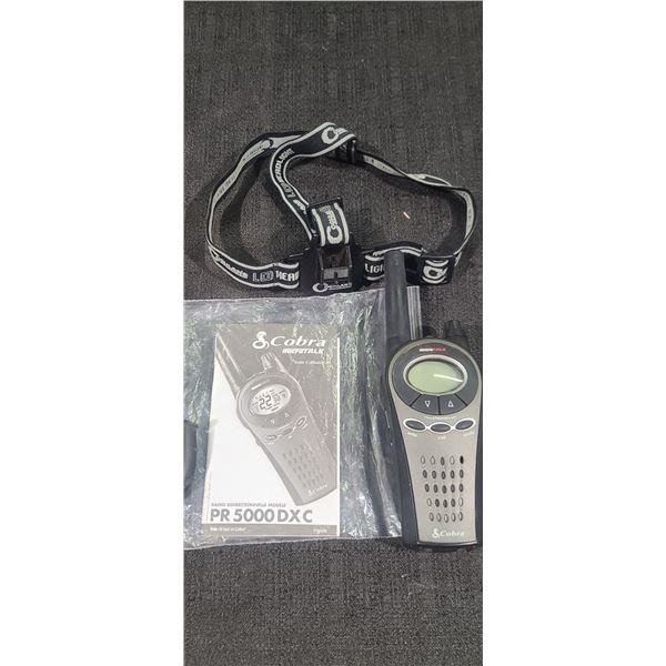 COBRA MICROTALK TWO WAY RADIO MODEL PR 5000 DXL
