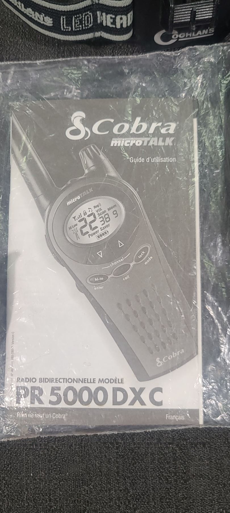 COBRA MICROTALK TWO WAY RADIO MODEL PR 5000 DXL