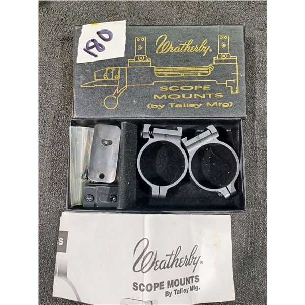 TALLEY WEATHERBY SCOPE MOUNTS LOOK TO BE NEW