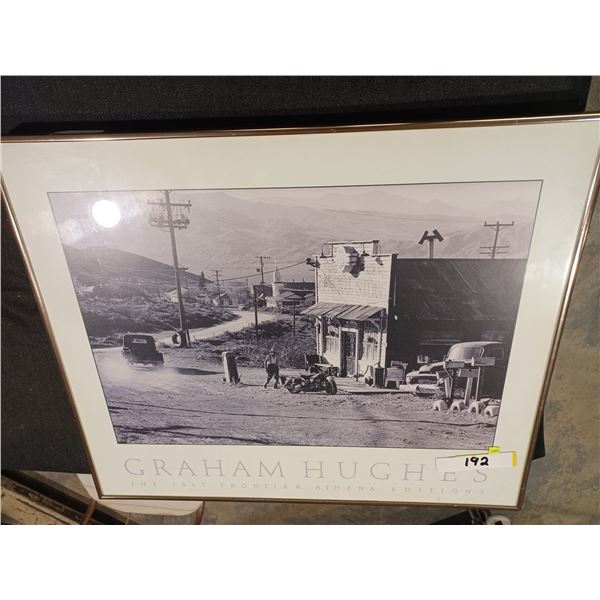 FRAMED PRINT THE LAST FRONTIER ATHENA EDITION BY GRAHAM HUGHES