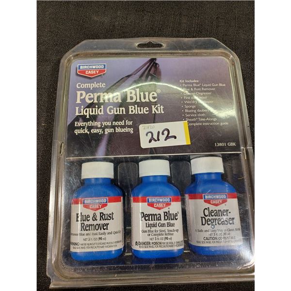 PERMA BLUE GUN BLUEING KIT NEW IN BOX