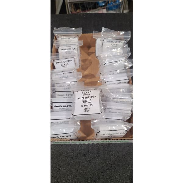 2 BAGS OF GUN CLEANING PATCHES APPROX      PIECES