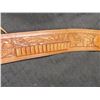 Image 3 : NATURAL LEATHER GUN HOLSTER AND BELT /CW ENGRAVING IN LEATHER WORKS
